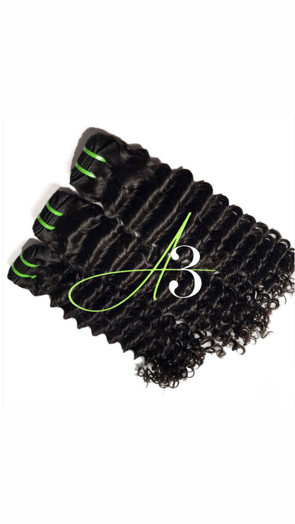 Raw Cambodian Hair Double Drawn Deep Wave